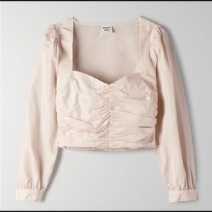 NEW Aritzia Sunday Best Petal Blouse